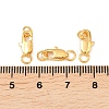 Brass Lobster Claw Clasps X-KK-KK801-G-4