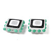 Baking Paint Glass Enamel Beads LAMP-S079-14C-2