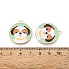 Eco-Friendly Alloy Enamel Pendants ENAM-Q437-057-NR-3