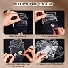 Tableware Theme Waterproof Self Adhesive Stamping Stickers Sets DIY-WH20014-04C-6