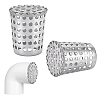 304 Stainless Steel Anti Rats Drain Outlet Filter LS-STAS-WH0051-025C-P-1