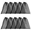 Polyester Mesh Drawstring Storage Bags LS-ABAG-WH0044-49C-1
