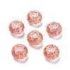 Transparent Acrylic European Beads TACR-P009-A01-04-1