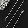 Non-Tarnish 304 Stainless Steel Snake Chain Necklaces NJEW-L160-010P-4