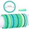 20Pcs 5 Colors Polymer Clay Heishi Surfer Stretch Bracelets Set BJEW-SW00132-2