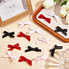 Bowknot Polyester Alligator Hair Clips AJEW-CP0008-35B-4