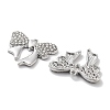 Rack Plating Alloy Rhinestone Pendants PALLOY-F311-04P-2