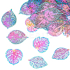 42Pcs 3 Style Ion Plating(IP) 201 Stainless Steel Filigree Pendants STAS-DC0002-72-1
