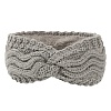 Polyacrylonitrile Fiber Yarn Warmer Headbands with Velvet COHT-PW0001-24G-1