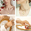 10Pcs 5 Styles Brass Pendants KK-BBC0022-65-6