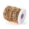 Ion Plating(IP) 304 Stainless Steel Figaro Chains CHS-L022-04G-3