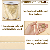 1 Roll Round Braided Cowhide Cords WL-CY0001-01B-6