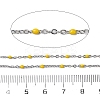 304 Stainless Steel Enamel Link Chains CHS-A015-02P-01-2