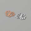 Butterfly Brass Cabochons MRMJ-WH0003-07A-P-1