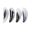 Transparent Spray Painted Glass Pendants GLAA-S202-02D-1