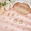 50Pcs Heart Alloy Charms ZIRC-SC0001-32G-3