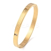 My Forever 304 Stainless Steel Micro Pave Cubic Zirconia Hinged Bangles for Women BJEW-B161-12G-01-4
