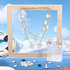 120Pcs 6 Colors Opaque Acrylic Pendants RESI-TA0002-97-6
