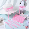 25M Nylon Elastic Pleated Lace Trim OCOR-CY0001-13E-3