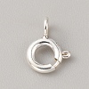 925 Sterling Silver Spring Ring Clasps STER-WH0008-16B-S-1