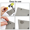 48Pcs Alloy Studs Rivets FIND-FH0011-42B-5