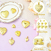 8Pcs 8 Styles Brass Locket Pendants KK-CJ0003-60-3