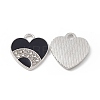 Alloy Crystal Rhinestone Pendants FIND-C019-19P-1