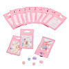 160Pcs Plastic Yin-yang Resealable Bags with Visible Window ABAG-TA0001-94B-2