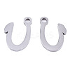 Non-Tarnish 201 Stainless Steel Charms STAS-T044-217P-U-1