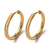 304 Stainless Steel Hoop Earrings EJEW-D331-09G-2
