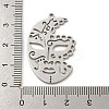 Non-Tarnish 304 Stainless Steel Pendants STAS-P342-02P-3