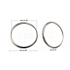 Tarnish Resistant 201 Stainless Steel Linking Rings STAS-F192-001P-03-2