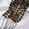 Natural Dragon Blood Beaded Bracelets for Women G-P563-07P-08-3