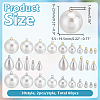 2 Bags Resin Pearl Pendants FIND-AR0006-10-2
