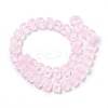 Transparent Glass Beads Strands GLAA-F114-01C-2