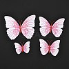 PVC Plastic Artificial 3D Butterfly Decorations DIY-I072-02A-2
