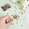 100pcs 5 colors Electroplate Glass Beads EGLA-PH0001-49-3