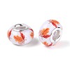 Opaque Resin European Beads RPDL-T004-01R-2