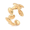 304 Stainless Steel Open Cuff Rings for Women RJEW-A056-02G-3