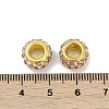 Alloy Rhinestone Clay Pave Beads ALRI-D300-04G-12-3