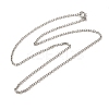 Tarnish Resistant 304 Stainless Steel Necklaces LS-NJEW-F027-40-2mm-2