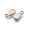 304 Stainless Steel Stamping Blank Tag Charms STAS-F311-04P-03-2