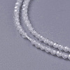 Cubic Zirconia Beads Strands G-F596-48I-3mm-3