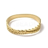 Cross 304 Stainless Steel Hollow Hinged Bangles for Women BJEW-I315-20G-2