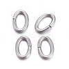 Tarnish Resistant 304 Stainless Steel Open Jump Rings X-STAS-F221-40P-K-2
