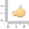 304 Stainless Steel Enamel Pendants STAS-R169-04A-G-3