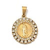 Virgin Mary Theme 304 Stainless Steel Pendants STAS-F336-05B-G-1