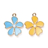 Alloy Enamel Pendants ENAM-R058-01-2