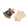 Christmas Alloy Enamel Pendants FIND-I067-02KCG-04A-2