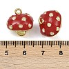 Brass Enamel Pendants KK-I358-074G-01-3